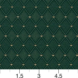 Folio Fabrics Glenn Emerald Performance Geometric Woven Pattern Upholstery Fabric by the Yard