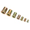 165PCs Rivet Nuts Set Hardware Fastener Hand Tools Knurled Industrial
