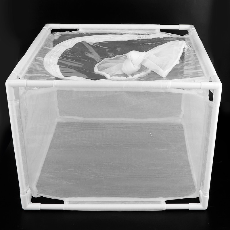 Insect Mesh Cage Greenhouse Outdoor Ventilated Butterflies Habitats Cage 40x30x40cm