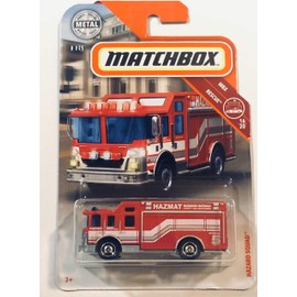 2019 Matchbox Hazard Squad Red #60/100 MBX /Rescue 16/20 Fire Truck Engine Play Vehicle 1:64 Scale Die Cast