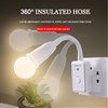 HTRUIYATY E27 Socket Lamp with Switch Intelligent Remote Control Plug