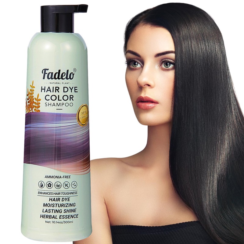 Champú para teñir el cabello 4 en 1 para cubrir
