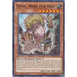 Yu-Gi-Oh! - Dyna, Hero Fur Hire - MP19-EN251 - Common - 1st Edition - 2019 Gold Sarcophagus Tin Mega Pack