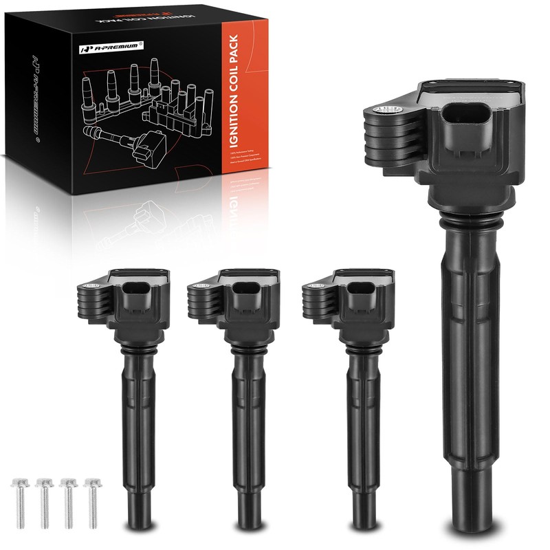 A-Premium Engine Ignition Coil Pack Compatible with Jeep Wrangler 2018-2024,
