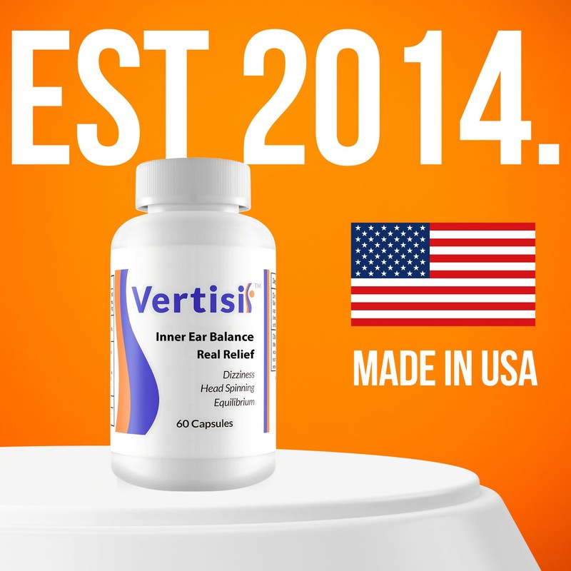 Vertisil 2-Month Supply Relieve Vertigo - All Natural