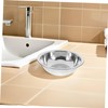 Operitacx 2pcs Stainless Steel Wash Basin Durable Foot Bath Bowl