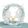 Lovepop® 3D Pop-Up Wedding Card Happily Ever After Light Blue