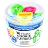 R&M International Alphabet and Number 1.5" Cookie Cutters, 36-Piece Bucket