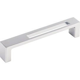 Top Knobs - TK266BSN - Modern Metro Slot Pull 5" (c-c) - Brushed Satin Nickel - Sanctuary II Collection