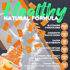 Glucosamine Chondroitin Gummies orange-2pack