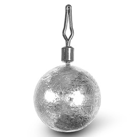 AMYSPORTS Lead Drop Weights Sinkers Kit Casting Removable Fishing Weights Saltwater Bass Round Fishing Sinkers Swivel Round Shaped Cannonball Freshwater 25pcs 1/8oz