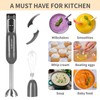 La Reveuse Immersion Blender Handheld, 3 in 1, 300 Watts