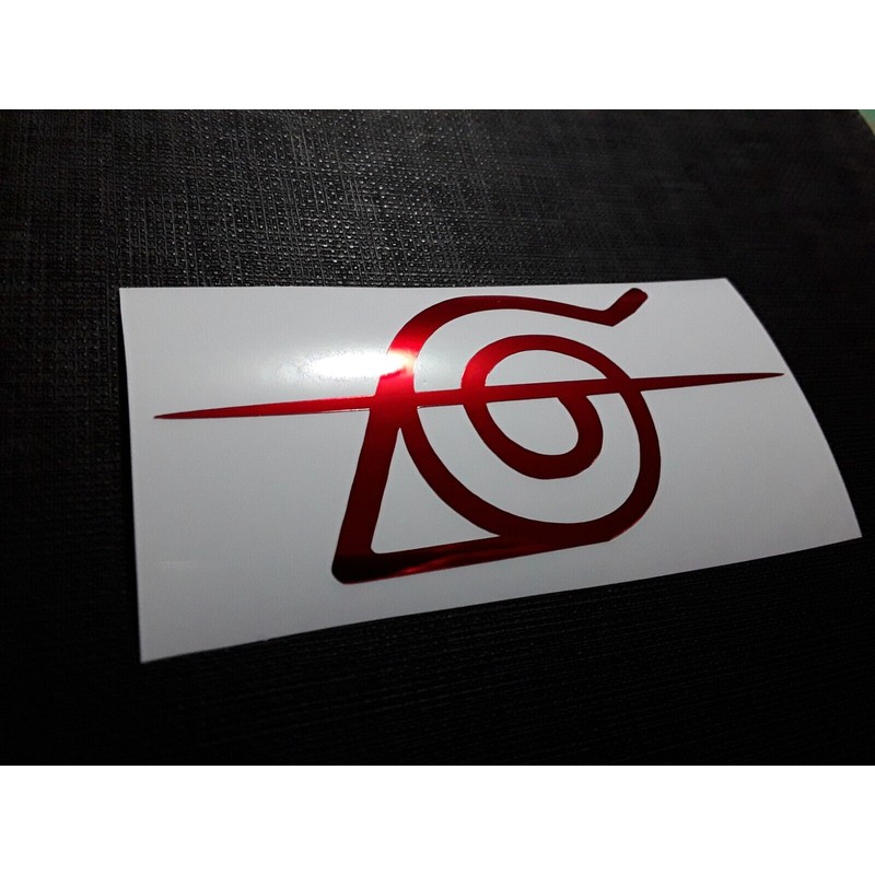 Naruto Itachi's Scratched Head Band Symbol Sticker Vinyl Decal Waterproof
