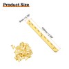 sourcing map Metal Piano Hinges 90 Degree Long Folding Hinges