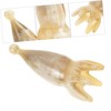 FOMIYES Natural Ox Horn Scalp Massage Comb Scalp Massager Brush