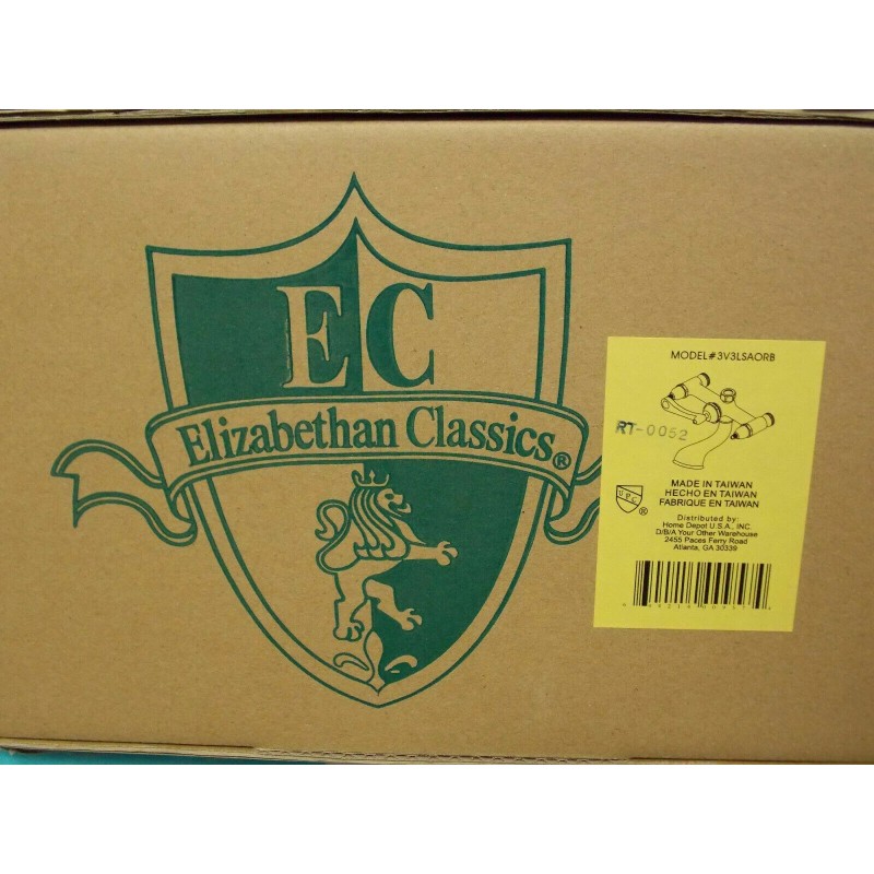 Elizabethan Classic 3V3LSAORB Filler Tub Faucet NO HANDLES Oil rubbed
