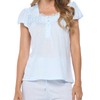 Casual Noches de la mujer Lace Cap Sleeve Capri Pajama