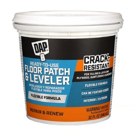 DAP Flexible Floor Patch and Leveler, Light Gray, 32 Oz (7079859184)
