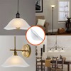 Aspen Creative 23152-11 Clear & Frosted 2 Tone Transitional Style