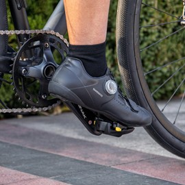 Road Bike Pedals- Ultralight Road Cycling Pedals Clipless Pedals with Cleats Set Compatible with SPD SL System