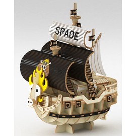 Azone Wooden Art ki-gu-mi One Piece Pirate Ship of Spade Pirates
