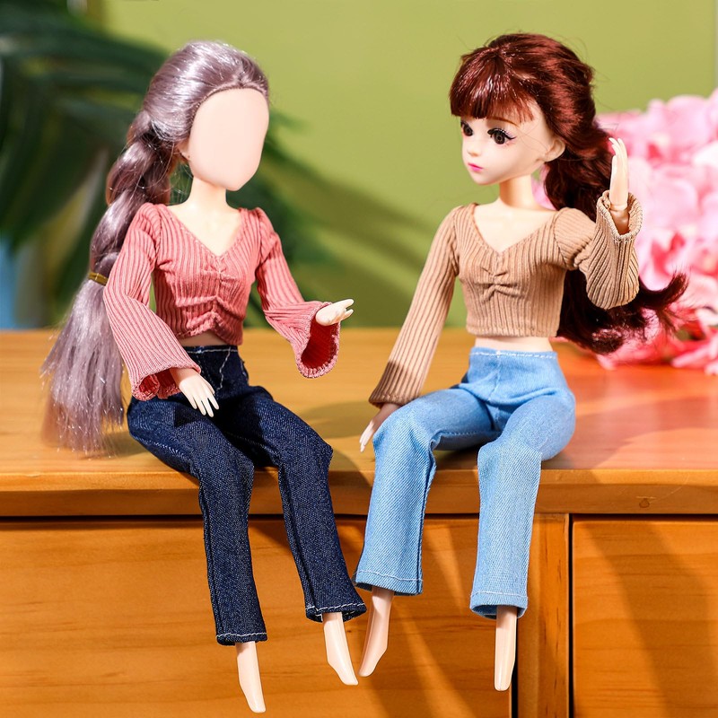 Bencailor 8 Pieces Summer Doll Clothes for 11.8 Inch Doll
