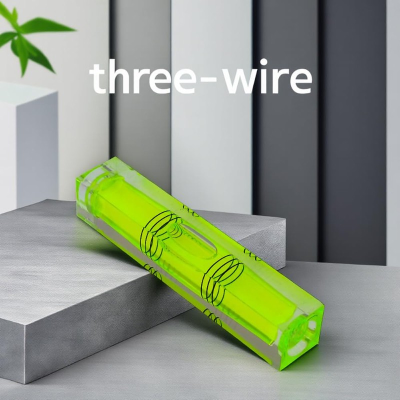 High precision mini bubble, double line small level bubble, three