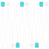10 PCS Punch Needle Threader 7.87 Inch Long Threader for