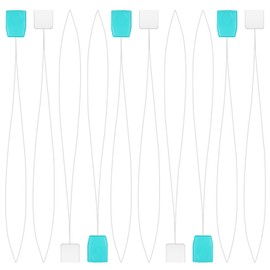 10 PCS Punch Needle Threader 7.87 Inch Long Threader for Embroidery Punch Needle Kit Stitching Sewing Accessories for Cross Stitch DIY Sewing Craft Work