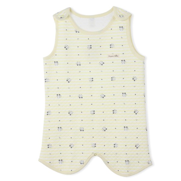organicboom 100% Organic Cotton Mouse Baby Sleeping Quilted Jacquard Vest