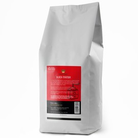 High Caffeine Strong Robusta Strongest Coffee Beans 1kg - Brown Bear Black Mamba Blend - For All Coffee Machines - Our Very Strongest Coffee Ever - Extra Strong Dark Roast Crema - Strength 5