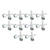 20PCS Air Conditioning Hose Barb Fitting Straight Aluminum High Strength