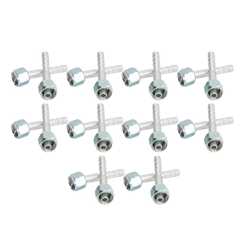 20PCS Air Conditioning Hose Barb Fitting Straight Aluminum High Strength