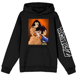 Bioworld Dragon Ball Z Super Saiyan Character Art Men's Black Sweatshirt-XS