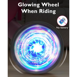 Colorful Lighting Baby Balance Bike for 1 Year Old Girls, Toddler Toys for 1 Year Old Girls Gifts, First Bike with Music and Soft Seat, 12-24 Month Toddler Balance Bike, First Birthday Gifts