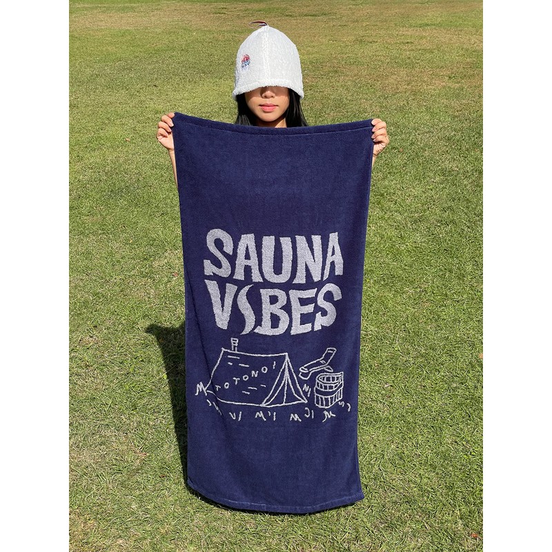 SAUNA VIBES Bath Towel, 23.6 x 47.2 inches (60 x