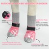 PUPTECK 2 Pairs of Dog Socks Non-Slip Dog Shoes Paw