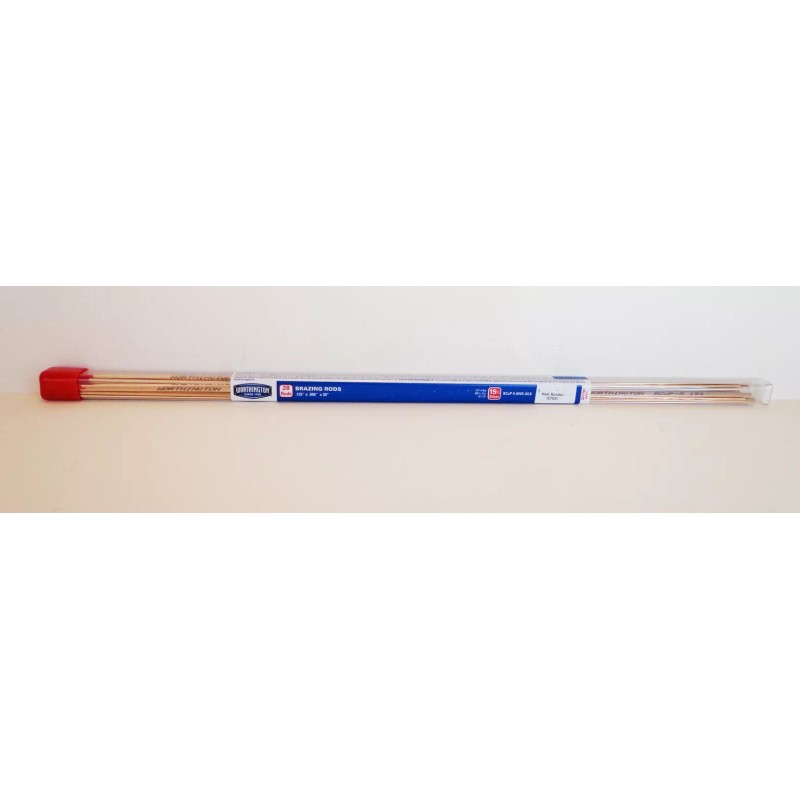 LucasMilhaupt 15% Silver Brazing Rods 5 RODS Sil-Fos, Worthington, Harris
