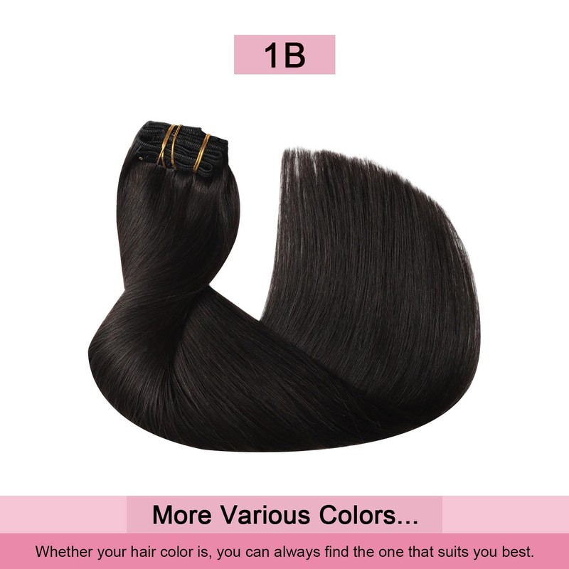 Sweetmet Pro2.0 Clip in Hair Extensions Real Human Hair 120g