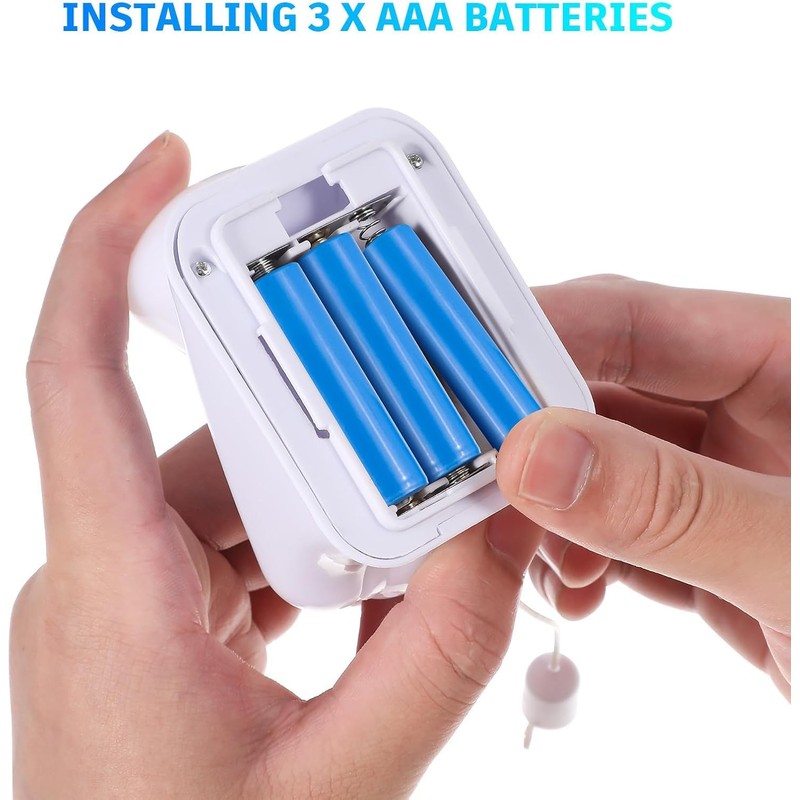 Vugyue Pull Wall Light Lamp, Self-Adhesive LED Closet Light, 180