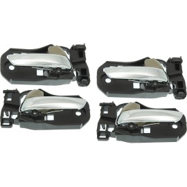 Evan-Fischer Interior Door Handles Set of 4 Front & Rear Driver Passenger Side Left Right