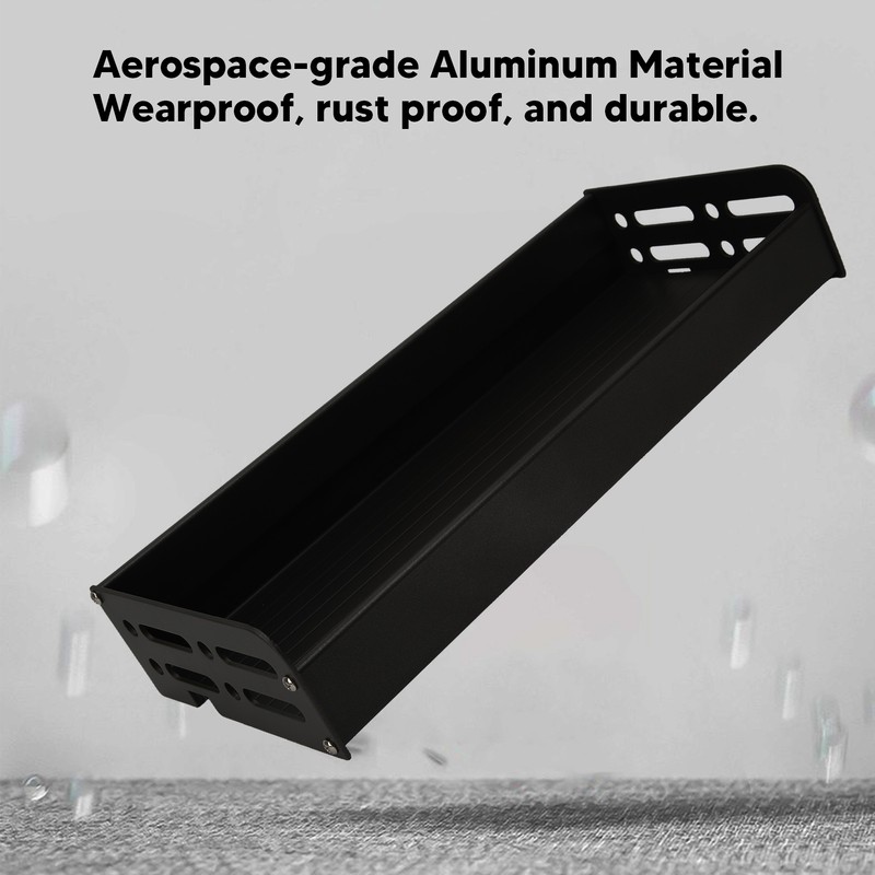 Floating Shelves Space Aluminum Wall Mounted Decorative Storage Shelf for