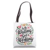 Bible Quote In The Waiting God Is Working Christian Tote