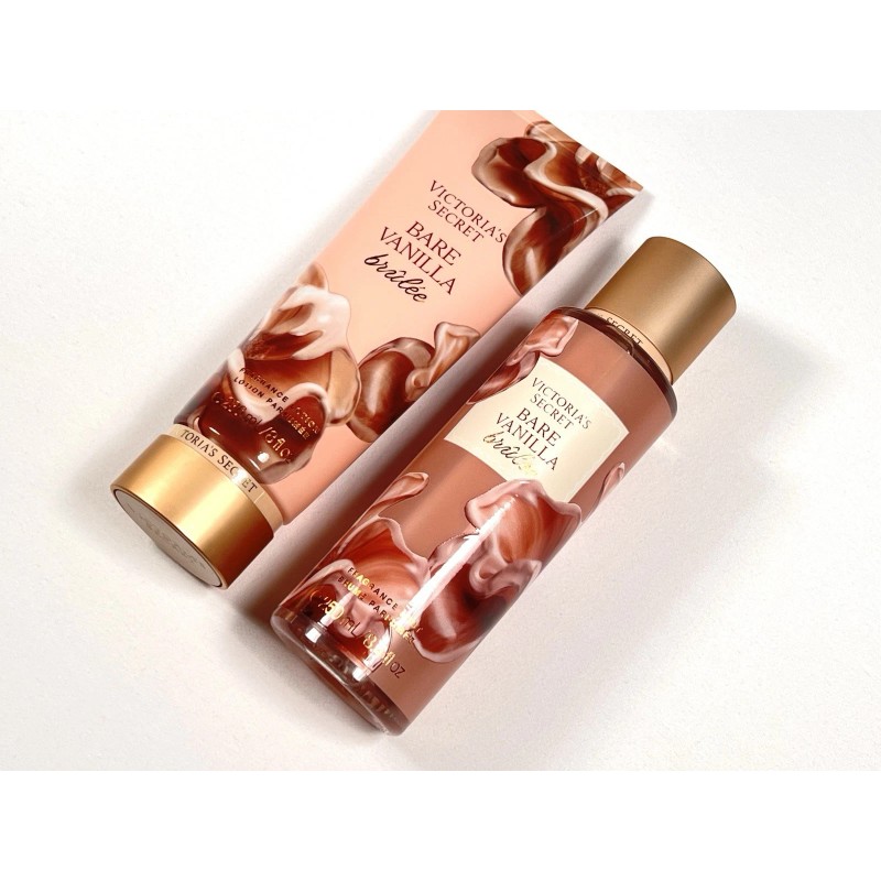 Victoria Secret Bare Vanilla Brûlée Set Lotion& Mist !limited Edition