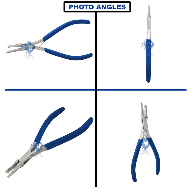 OdontoMed2011 Stainless Steel Split Ring Jewelry Plier, Round Handle, 5-Inch