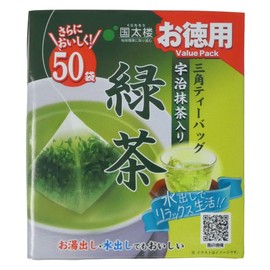 Kunitaro Otokuyo Ujimatcha Iri Ryokucha (Green Tea with Matcha 2g*50 Tea Bag) 100g