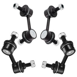 Rockplanet Front and Rear Sway Bar Links Compatible With 2006-2011 Acura CSX, Honda Civic Sway Bar End Links K80768 K80769 K750125 K750126