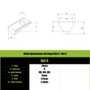 50 x M4 T-Slot Nut for 6 mm Slot 6