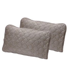 Broccoli House Pillowcase Set of 2 (same color) terry cloth thick 45 x 65 cm pillow pad pillow pad washable smooth soft modal cotton pile spring summer autumn winter all season cotton (beige)