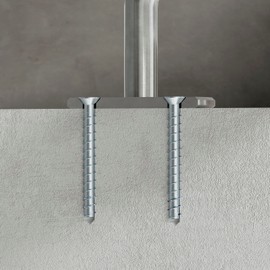 Simpson Strong-Tie THDB25412CS Titen HD 1/4 in. x 4-1/2 in. Zinc-Plated Countersunk Head Heavy-Duty Screw Anchor (50-Qty)